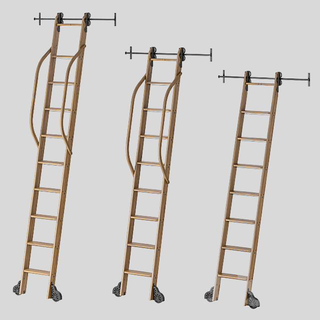 楼梯_扶手3D模型下载-1