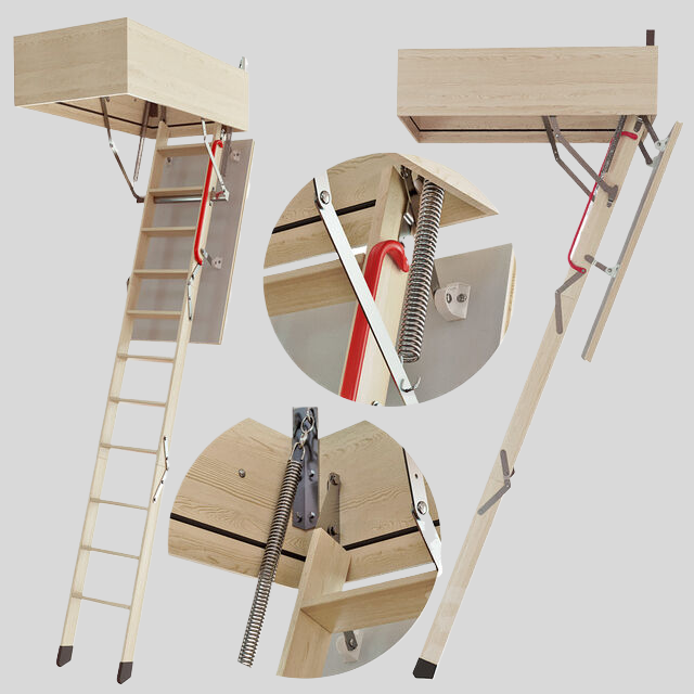 楼梯_扶手3D模型下载-1