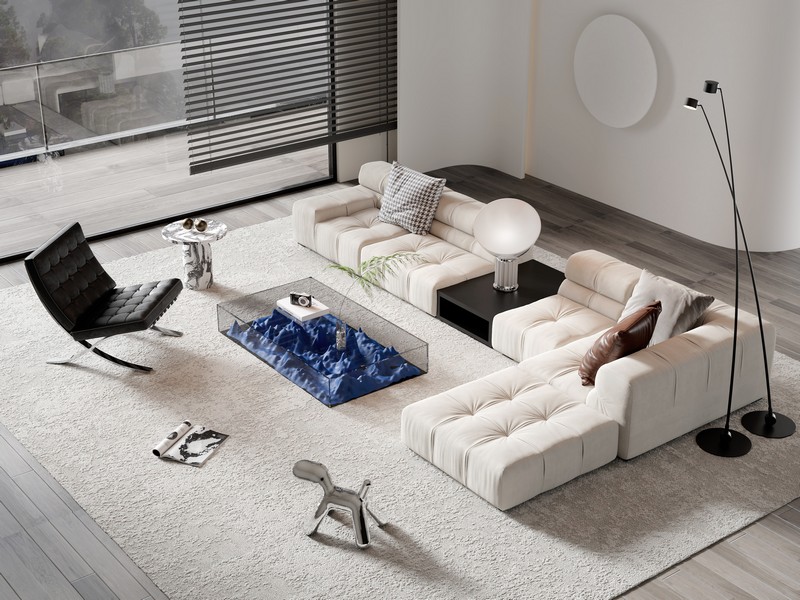 组合沙发3D模型-1