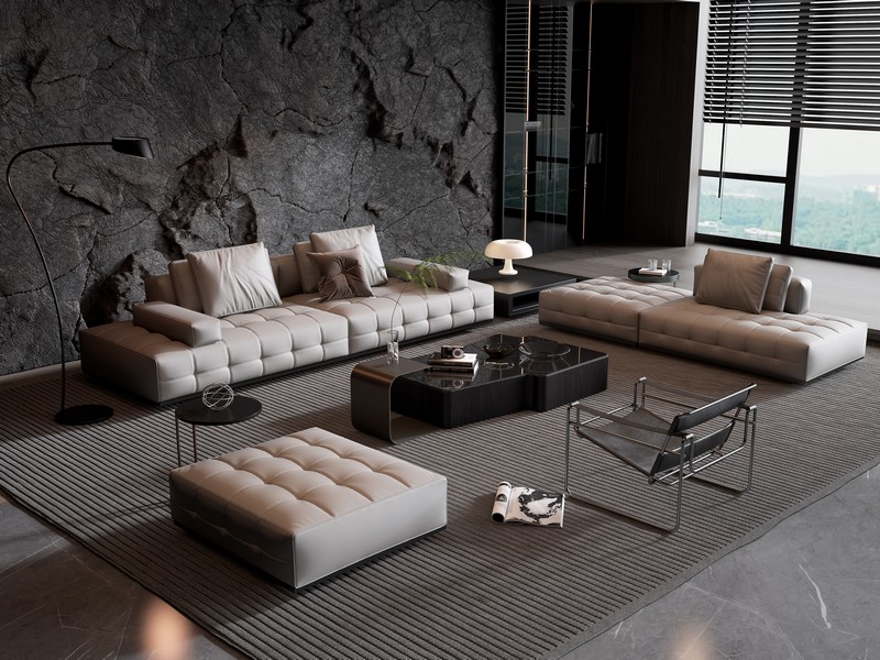 组合沙发3D模型-1