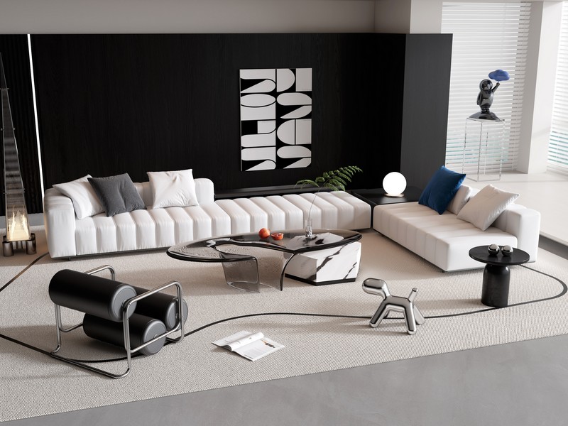 组合沙发3D模型-1