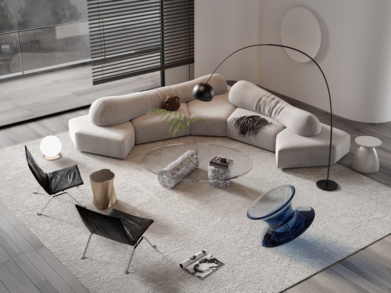 组合沙发3D模型-1