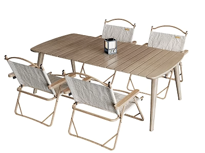 户外椅凳3D模型-1