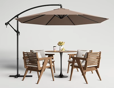 户外椅凳3D模型-1