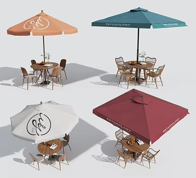 户外椅凳3D模型-1