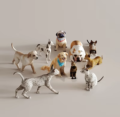 动物_宠物3D模型-1