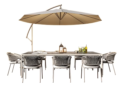 户外椅凳3D模型-1