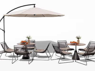 户外椅凳3D模型-1