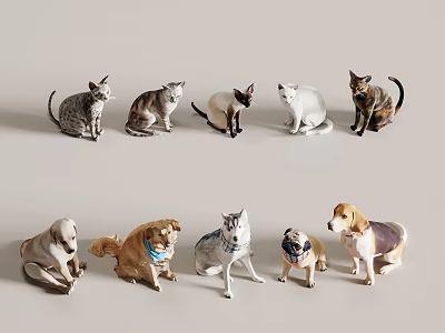 动物_宠物3D模型-1