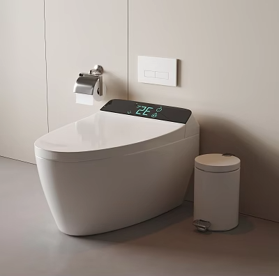 马桶小便斗SU模型-1