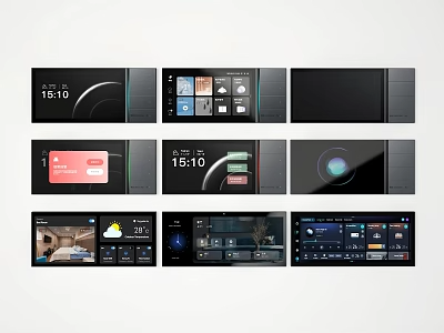 开关插座3D模型下载-1