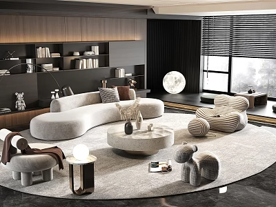 异形沙发SU模型下载-1