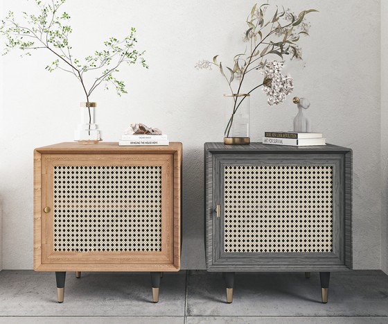 床头柜SU模型下载-1