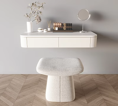 梳妆台SU模型下载-1