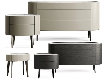 床头柜SU模型下载-1