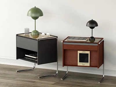 床头柜SU模型下载-1