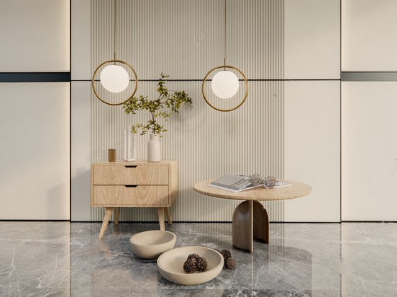 床头柜SU模型下载-1