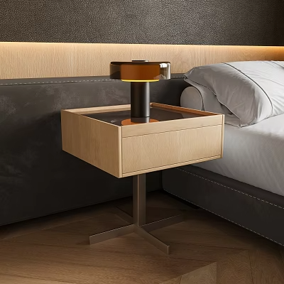 床头柜SU模型下载-1