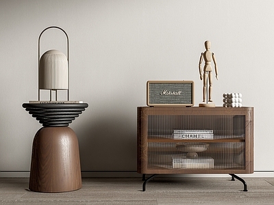 床头柜SU模型下载-1