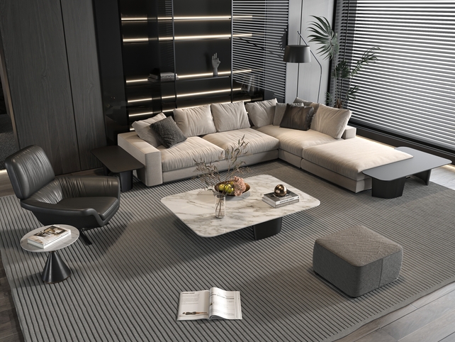 SU组合沙发模型下载-1