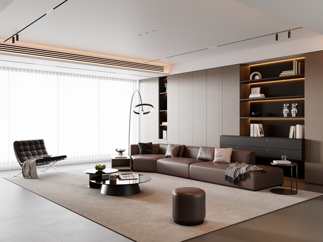 SU组合沙发模型下载-1