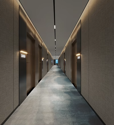 走廊SU模型下载-1