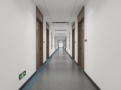 走廊SU模型下载-1