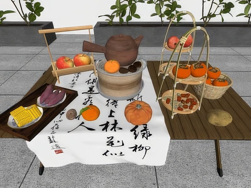 水果饮料咖啡SU模型-1