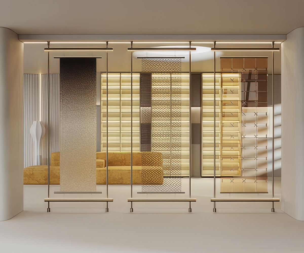 屏风隔断SU模型-1