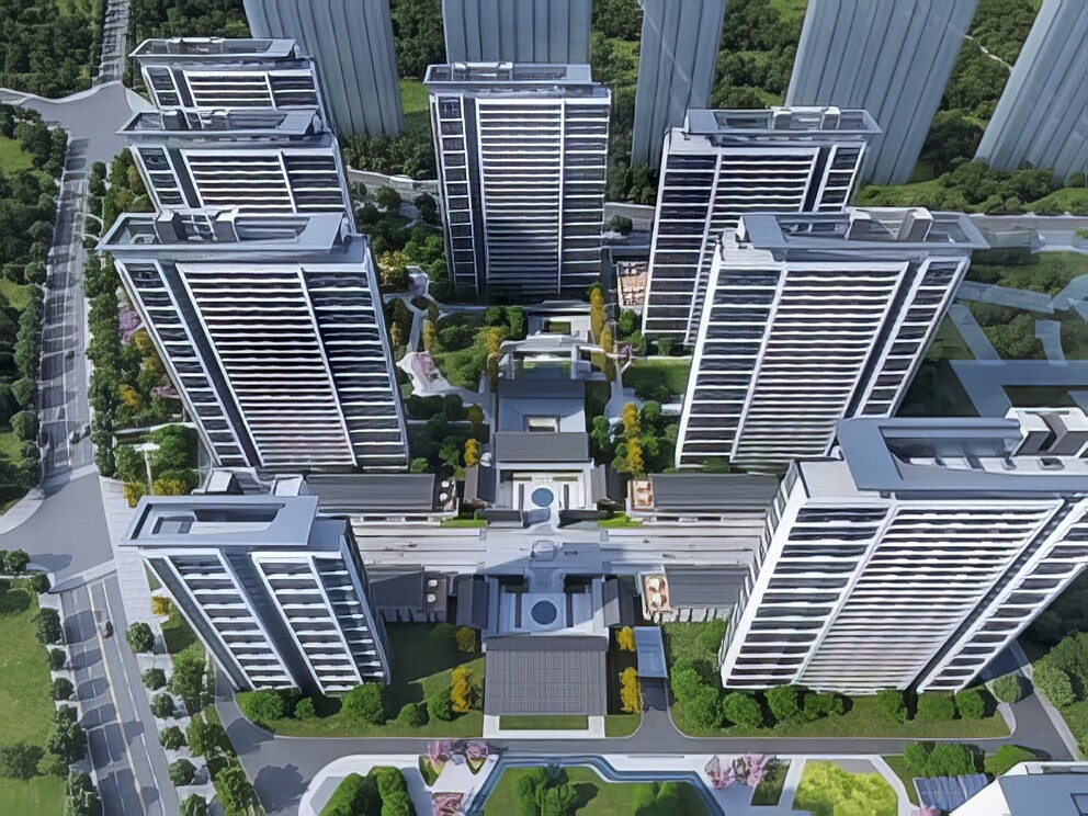 小区住宅建筑SU模型-1