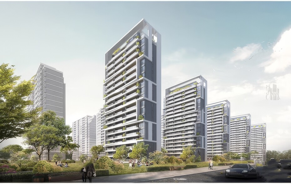 小区住宅建筑SU模型-1