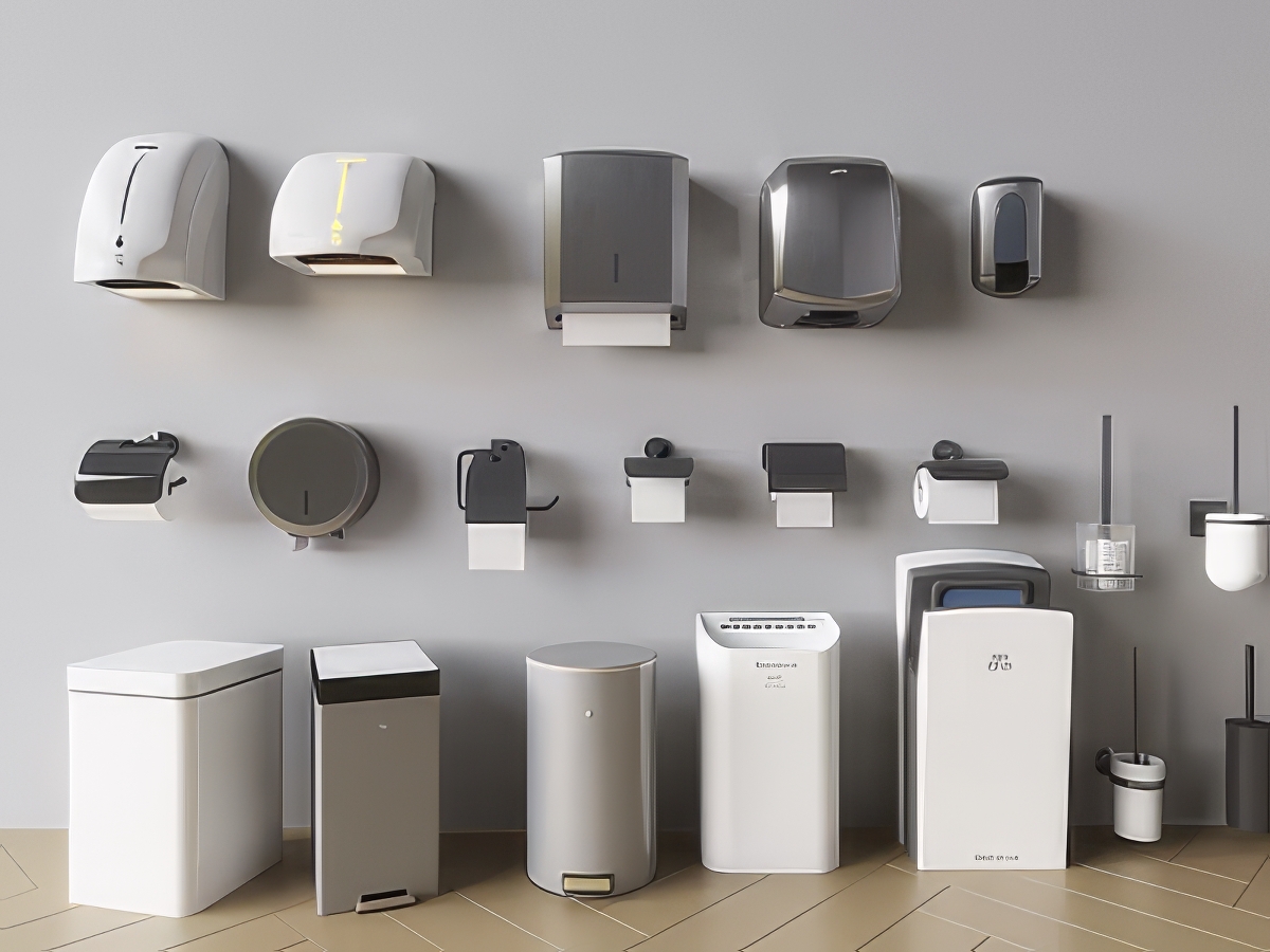 垃圾桶_烘手机SU模型-1