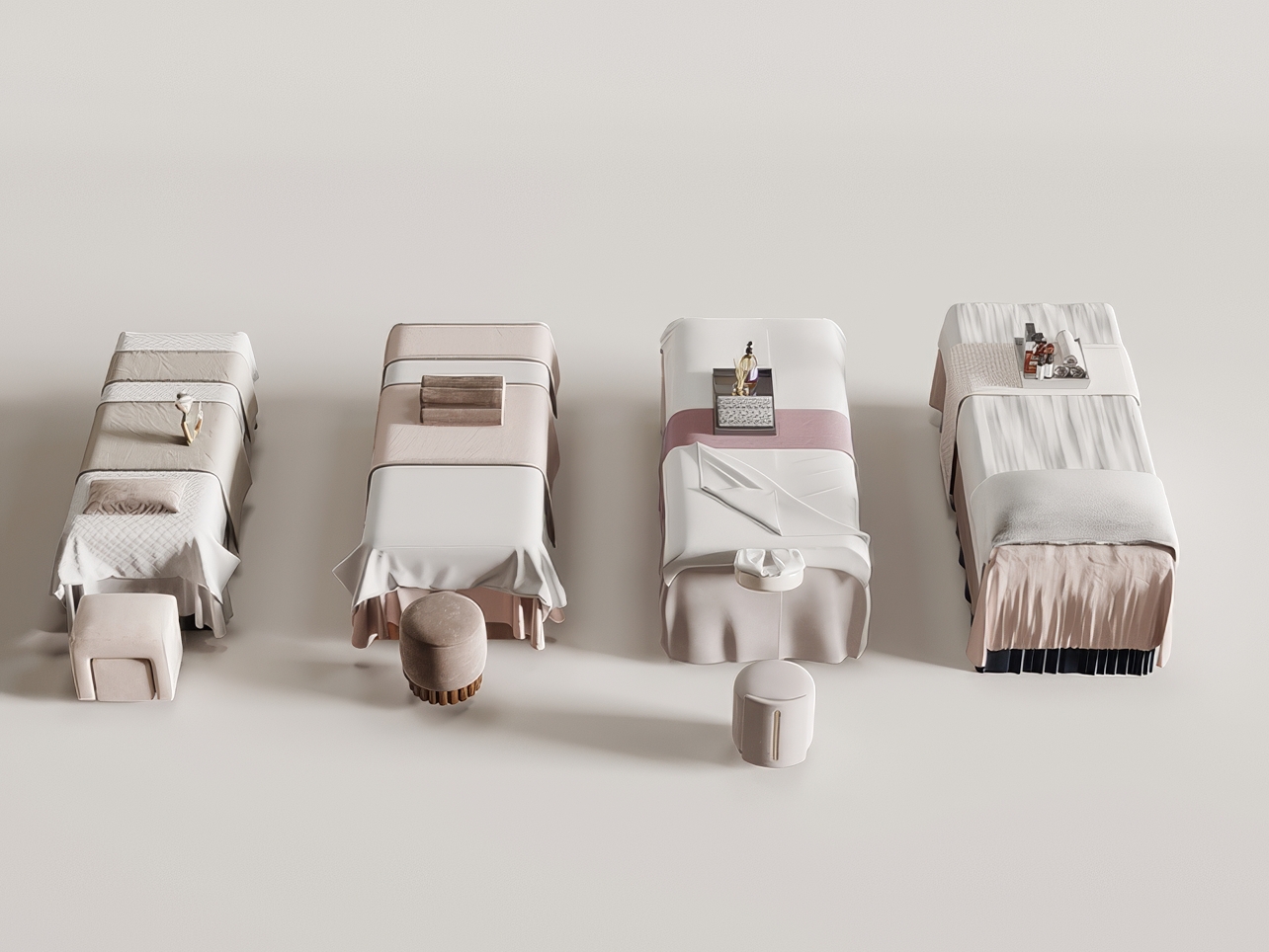 按摩床_美容床SU模型-1