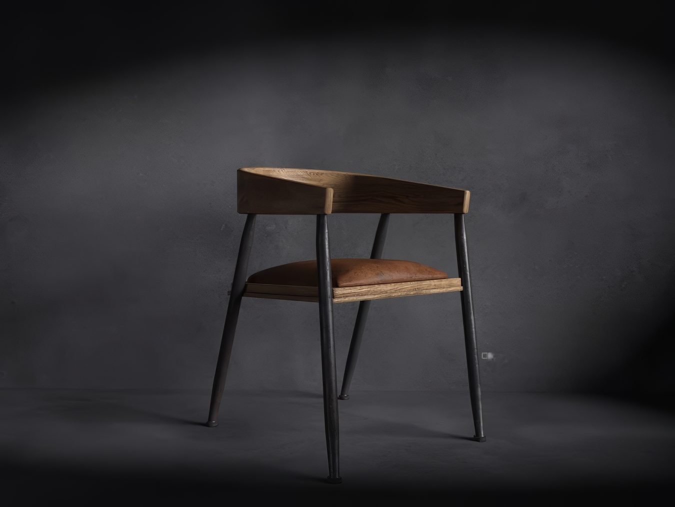 北欧现代座椅模型-1