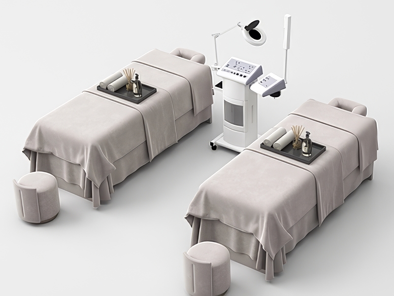 按摩床_美容床SU模型-1