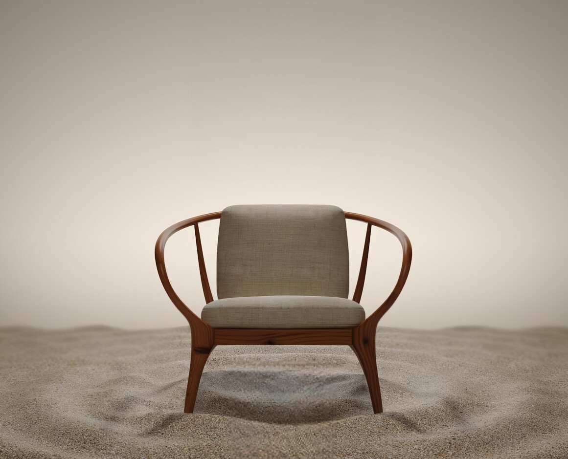 新中式座椅3D模型-1