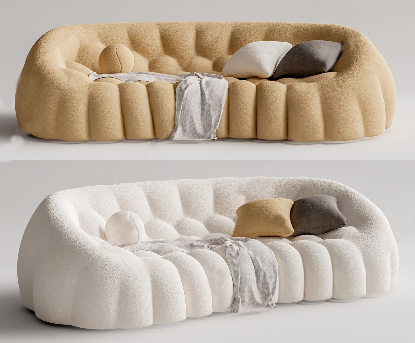 3D多人沙发模型-1