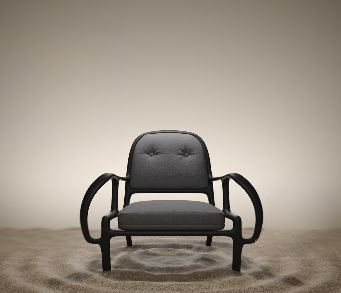 新中式座椅3D模型-1