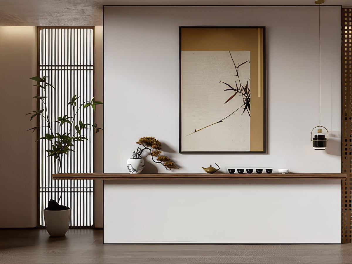 中式装饰画SU模型-1