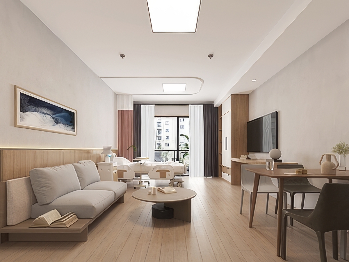 养老院SU模型下载-1