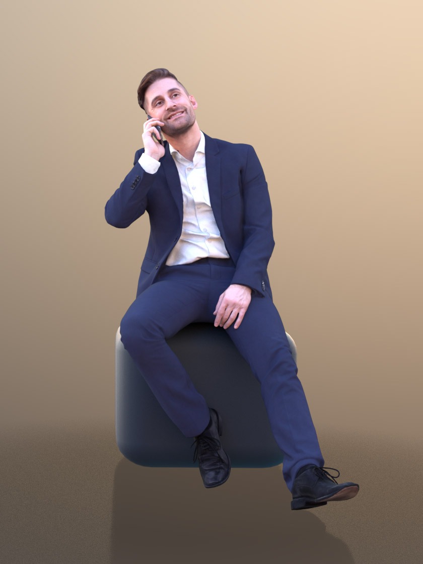 职场人物3D模型-1