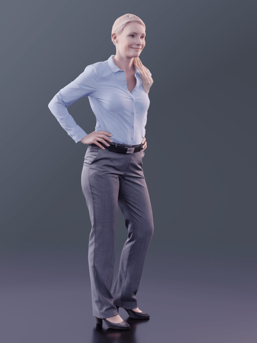 职场人物3D模型-1