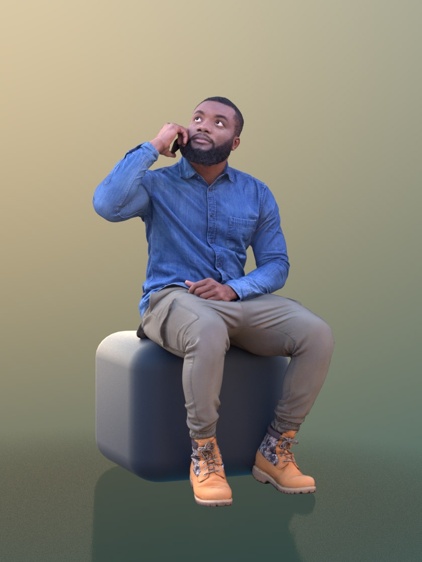 职场人物3D模型-1