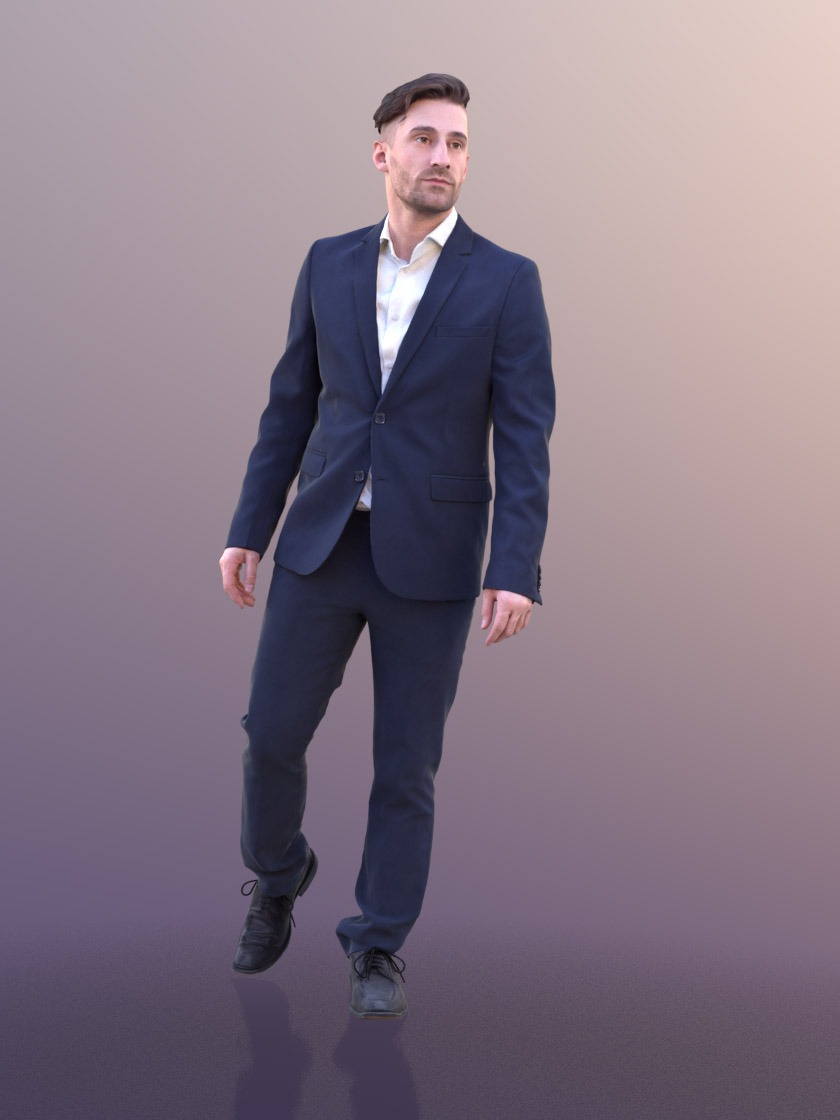 职场人物3D模型-1