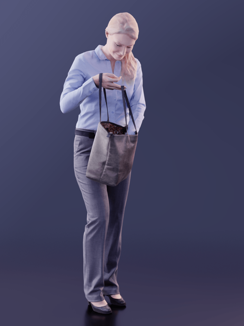 职场人物3D模型-1