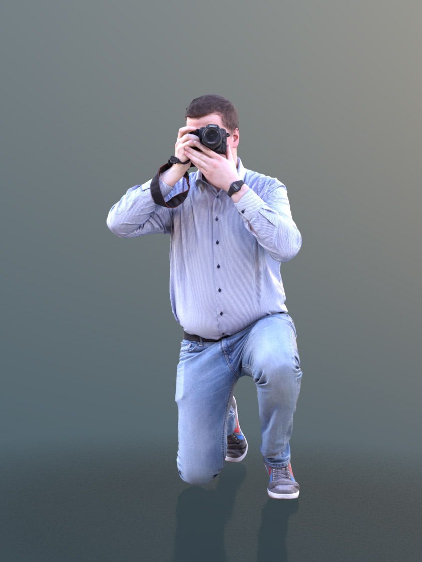 职场人物3D模型-1