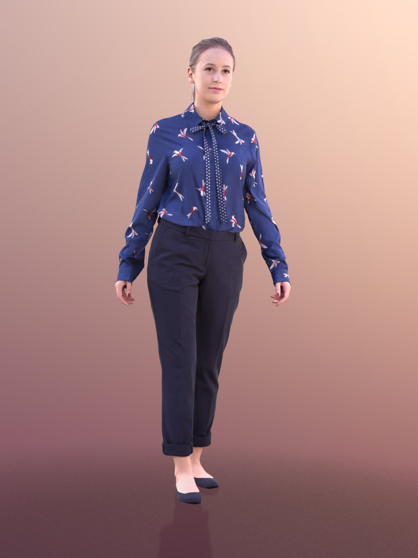 职场人物3D模型-1