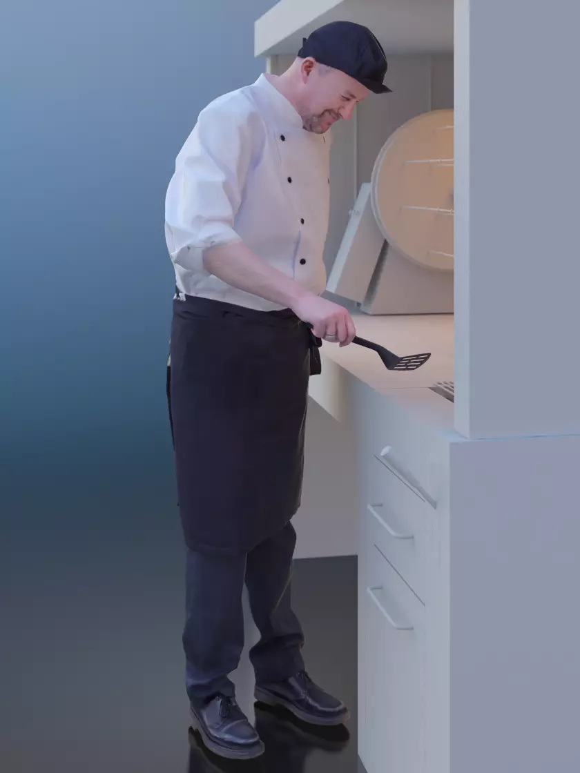 职场人物3D模型-1