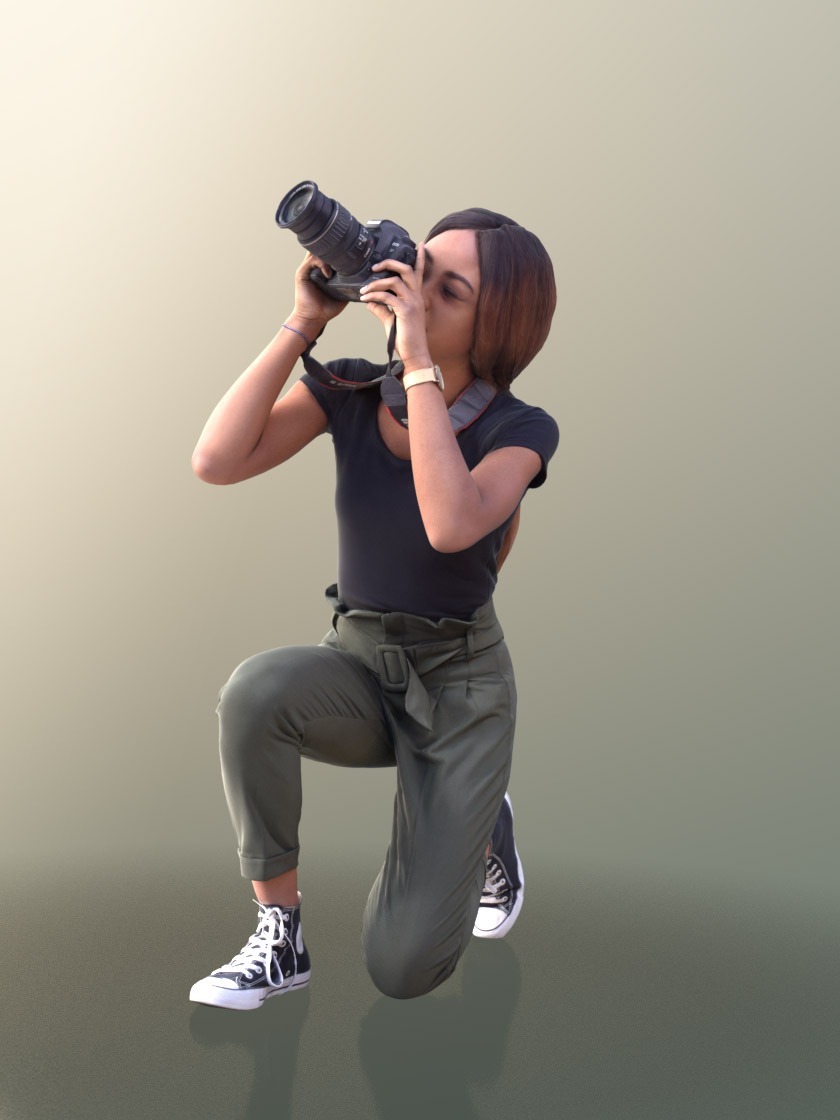 职场人物3D模型-1