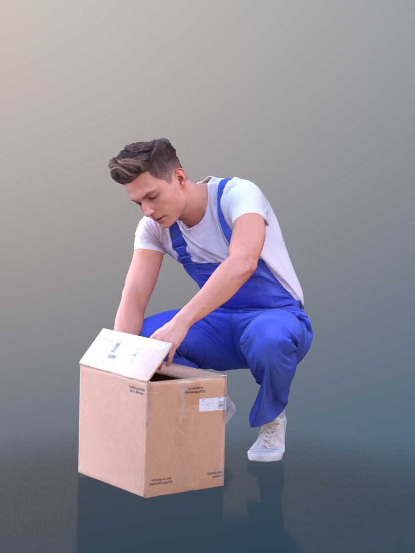 职场人物3D模型-1